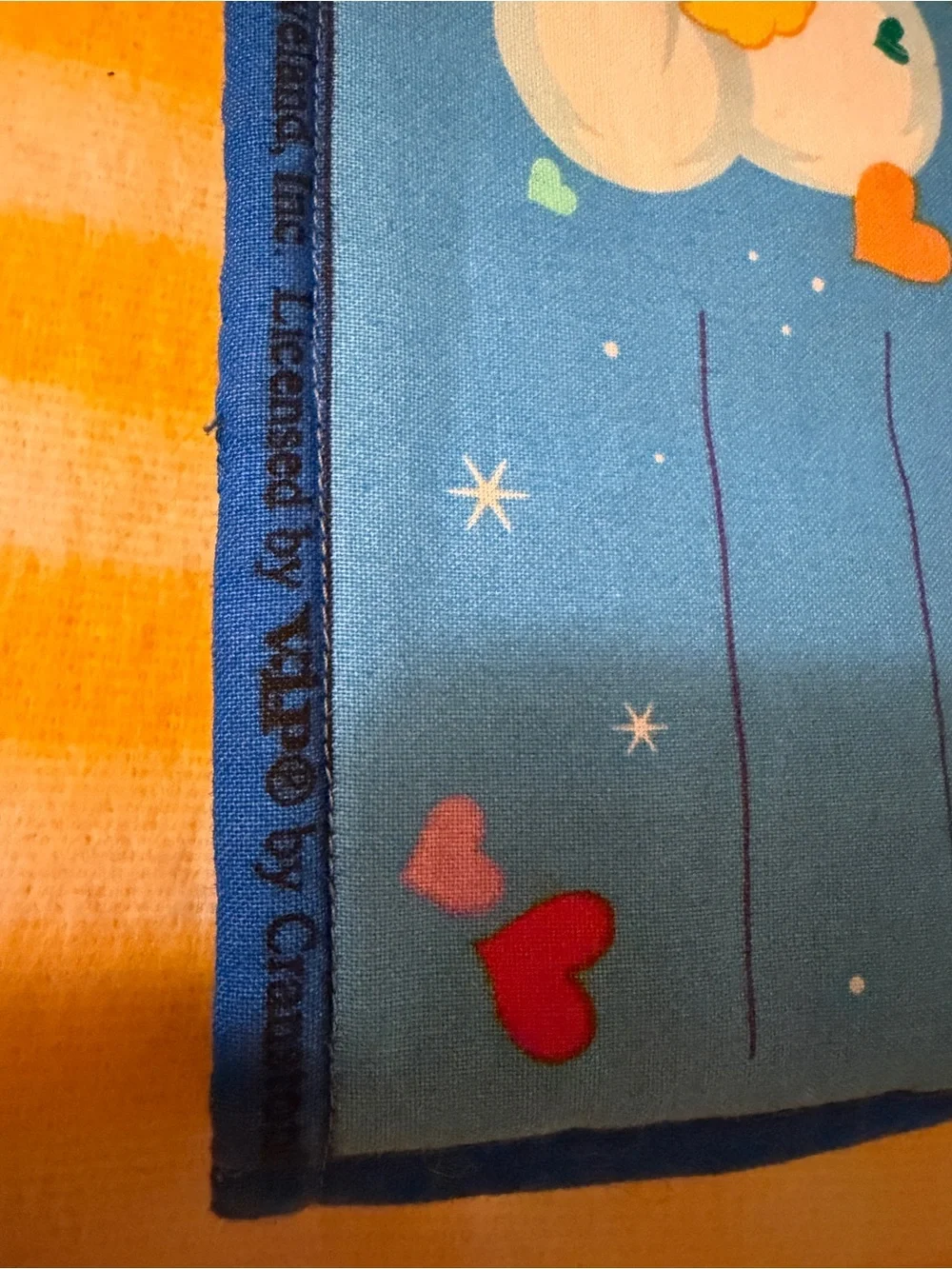 VTG 2004 Care Bears Soft Cloth Fabric Book Y2K Baby Nursery Nostalgic Cranston